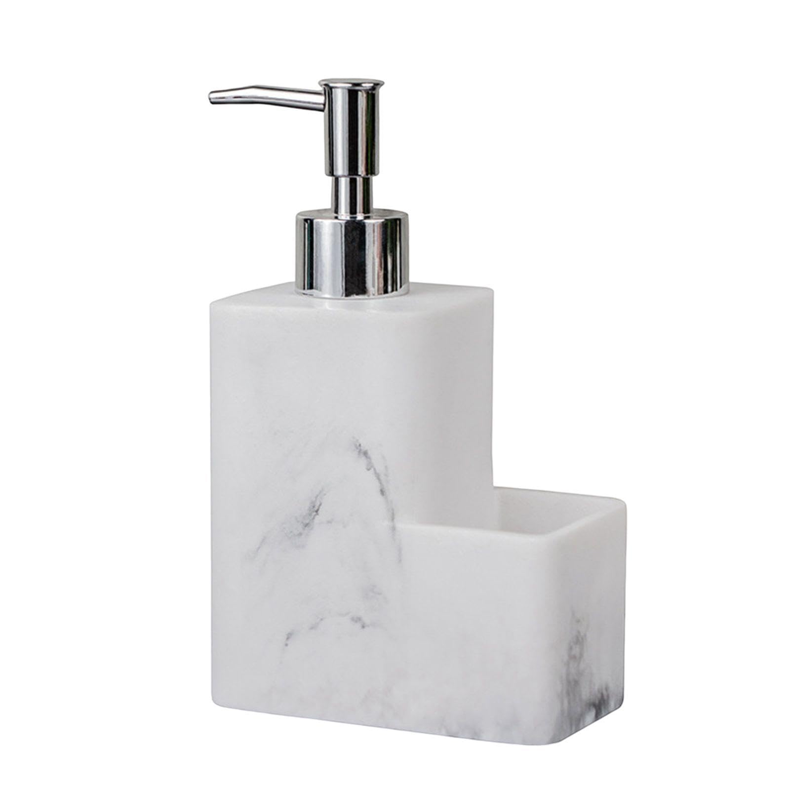TWISAXC Elegant Compartment Dispenser Pump Bottle Holds Soap And Accessories Bathroom And Kitchen Aesthetic Refillable Reusableconvenient To Refill Clean