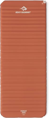 Sea to Summit Pursuit - Tapete de dormir autoinflable para camping y mochilero, rectangular, grande y ancho (78 x 30 x 2 pulgadas)