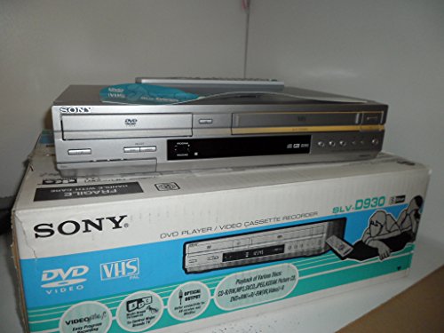 Sony - Lettore DVD e VHS multifunzione SLVD930, sintonizzatore VHF e UHF, video Plus+