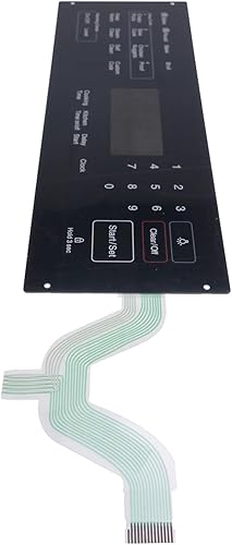 Miniatura 3 de AIVWUMOT Interruptor de membrana Superposición de panel táctil DG34-00020A 3379170 Compatible con horno de estufa Samsung Range