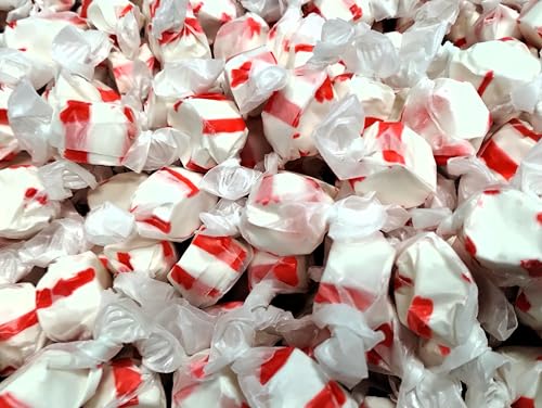 Peppermint Salt Water Taffy -1.5 Lbs Of Fresh Delicious Individually Wrapped Minty Chewy Taffy thumb #2