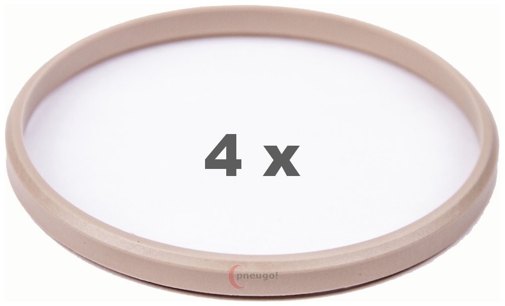 4 Anelli Di Centraggio Cerchioni 72mm A 58.1mm - Per Cerchi In Alluminio Auto - Foto 3