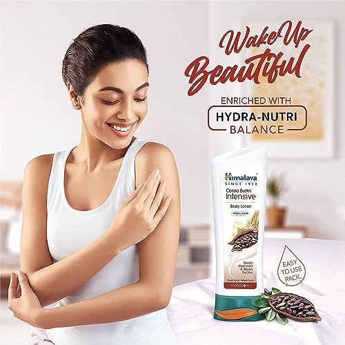Image of Himalaya Cocoa Butter Intensive Body Lotion, Deeply Moisturizes & Repairs Dry Skin, with Wheat Germ 400ml pack of 1