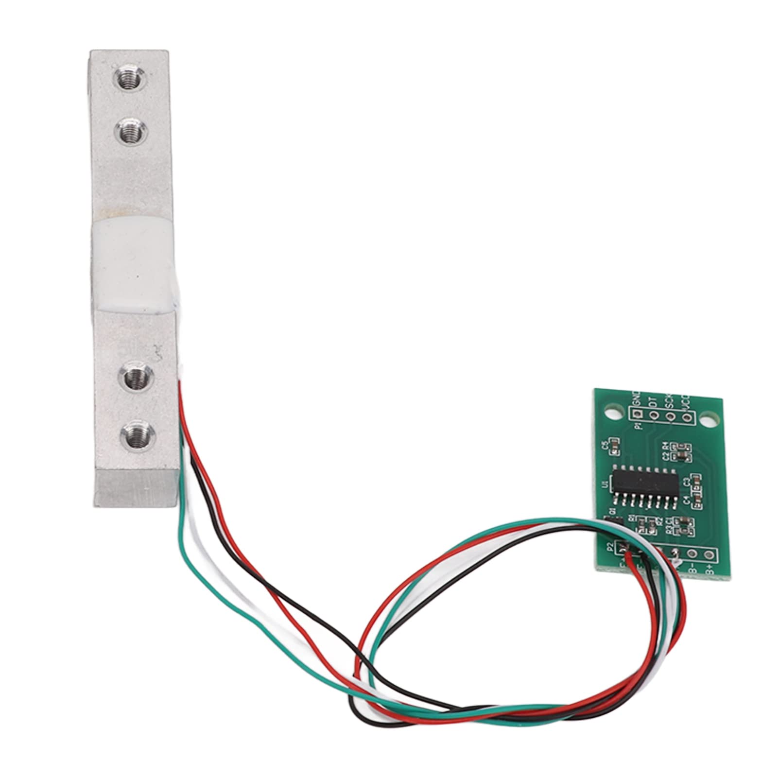 Digital Load Cell Weight Sensor, HX711 AD Converter Module 5kg PCB Acrylic Aluminium Alloy High Accuracy Sturdy 3.3V?5V for Scale