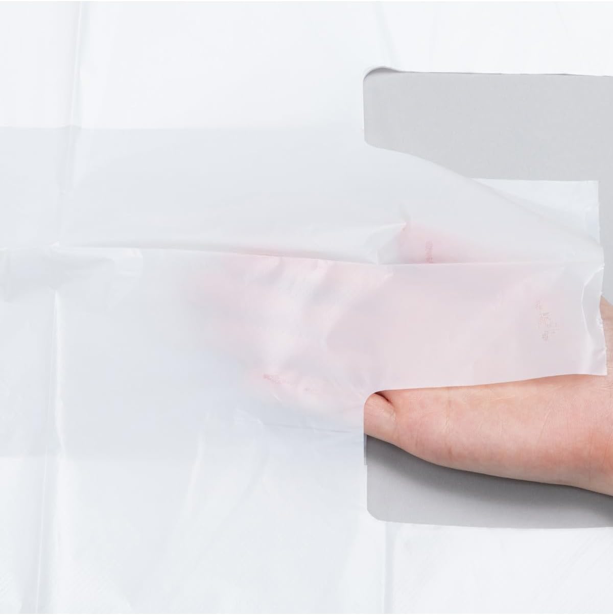 Japax PRH25W Plastic Bag with Hands, Milky White, Approx. 3L, Height 14.2 x Width 6.3 inches (36 x 16 cm) + Depth 3.9 x Thickness 0.000 inches (10 x 0.013 mm), Easy to Open, Embossed, Extra Volume Trash Bags, 100 Pieces, 20 Books, Total of 2,0000 Sheets, Sold as Case