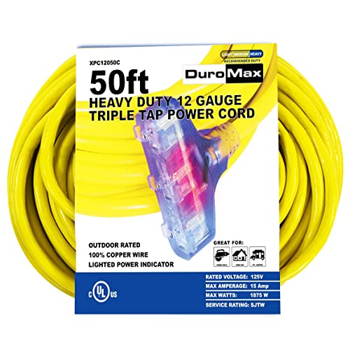 DuroMax XPC12050C Outdoor Extension Cord