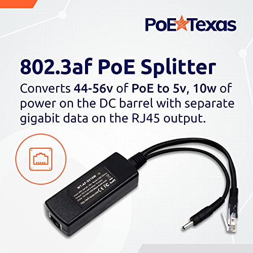 Convertisseur PoE Micro USB 5V 10W pour Raspberry Pi et caméra Dropcam