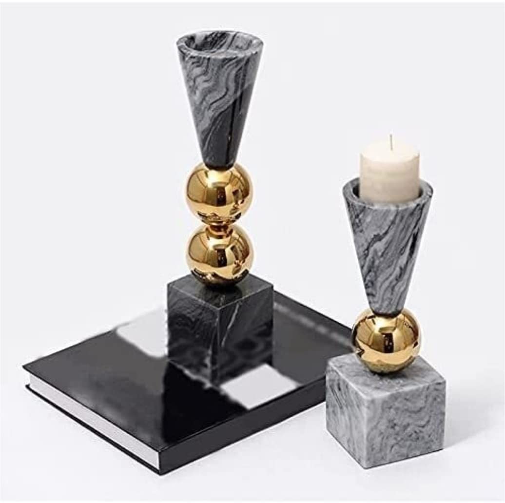 Kerzenständer Kerzenständer Marmor Wohnzimmer Esstisch Lampe Luxus Moderne Dekoration Edelstahl Kugel Kerzenhalter Wohnaccessoires
