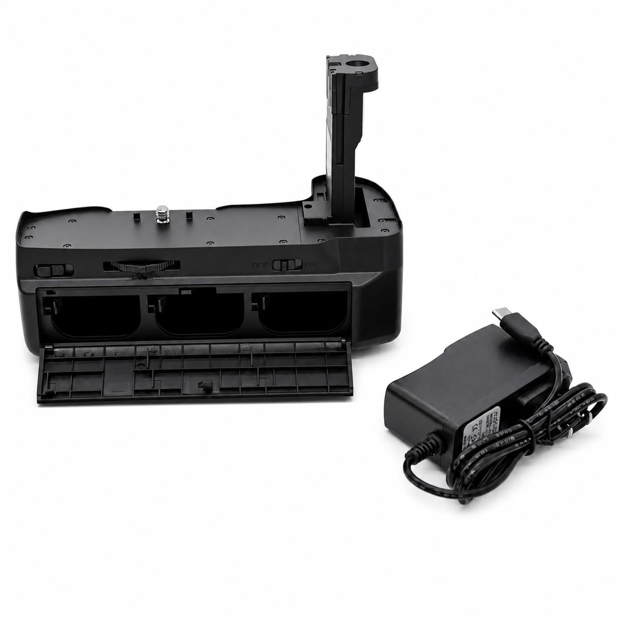 Sonilco Battery grip compatibile con Blackmagic Design Pocket Cinema Camera 4K 6K, può contenere fino a 3 batterie LP-E6/LP-E6N, ricarica USB-C, presa di alimentazione estesa, ricambio HM con