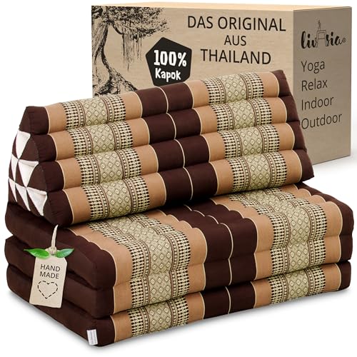 Livasia Thaikissen XXL Klappmatratze Braun