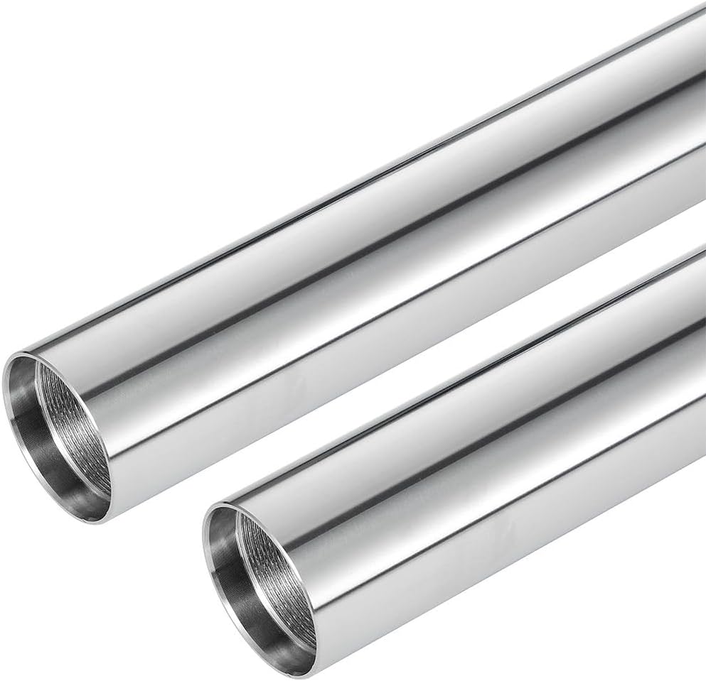 LANBAO Front Inner Fork Tubes Fork Pipes For Yamaha FZ6 FZ6R 2009 2010 2011 2012 2013 2014 41X595mm Silver