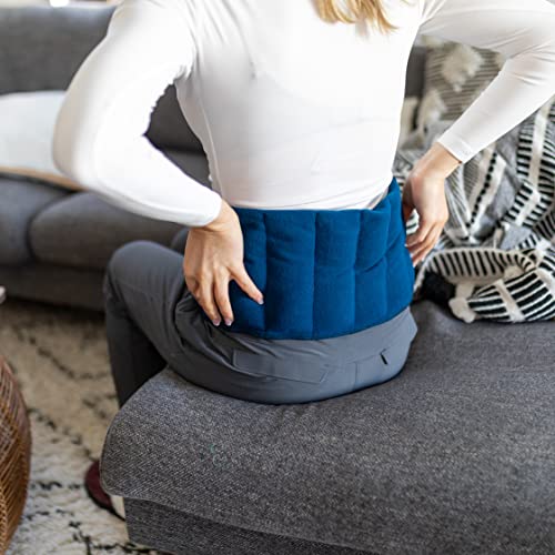 Microwavable Heating Pads Set Of 2 Weighted Moist Microwave Heat Wraps For Back, Neck And Shoulders, Cramps, Reusable Natural Muscle Pain Relief By Theracool #TOP4