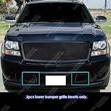 Compatible with 2007-2014 Tahoe Avalanche Suburban Bumper Black Mesh Grille Grill Insert C76467H
