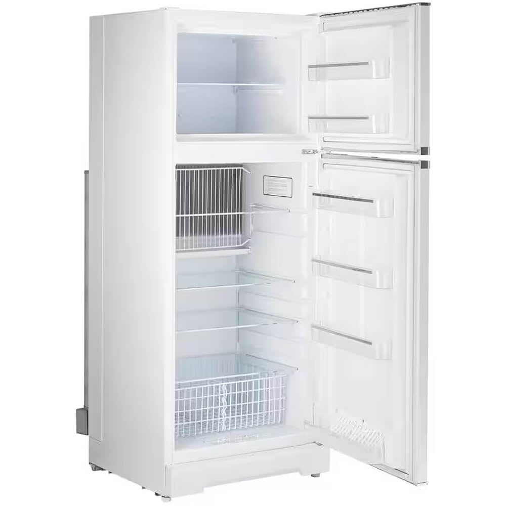 Unique Appliances Ugp-14c Cr Sm W Off-Grid Classic Retro 14 Cu Ft Propane Refrigerator, Marshmallow White; Battery-Operated Ignition; Dual Power (Primary Propane, 110v Backup) on Fridge.com - View 3