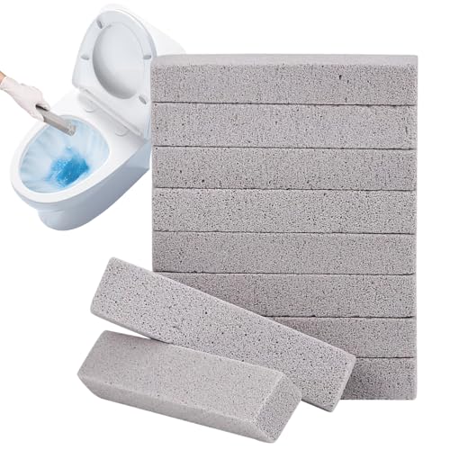 Piedra Pómez Para Limpieza,Bloque de Limpieza para Inodoro con Piedra Pómez - 10 Piezas Bloque Abrasivo Uso Intensivo Multiusos Para Cocina Estufa Pisos de Concreto Cerámica