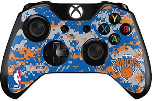 Skinit Decal Gaming Skin Compatible with Xbox One Controller - Officially Licensed NBA New York Knicks Digi Camo Design