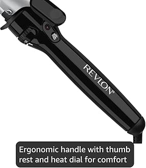 Revlon Perfect Heat Triple Ceramic Curling Iron | For Silky Smooth Tousled Curls (1-1/4 in)