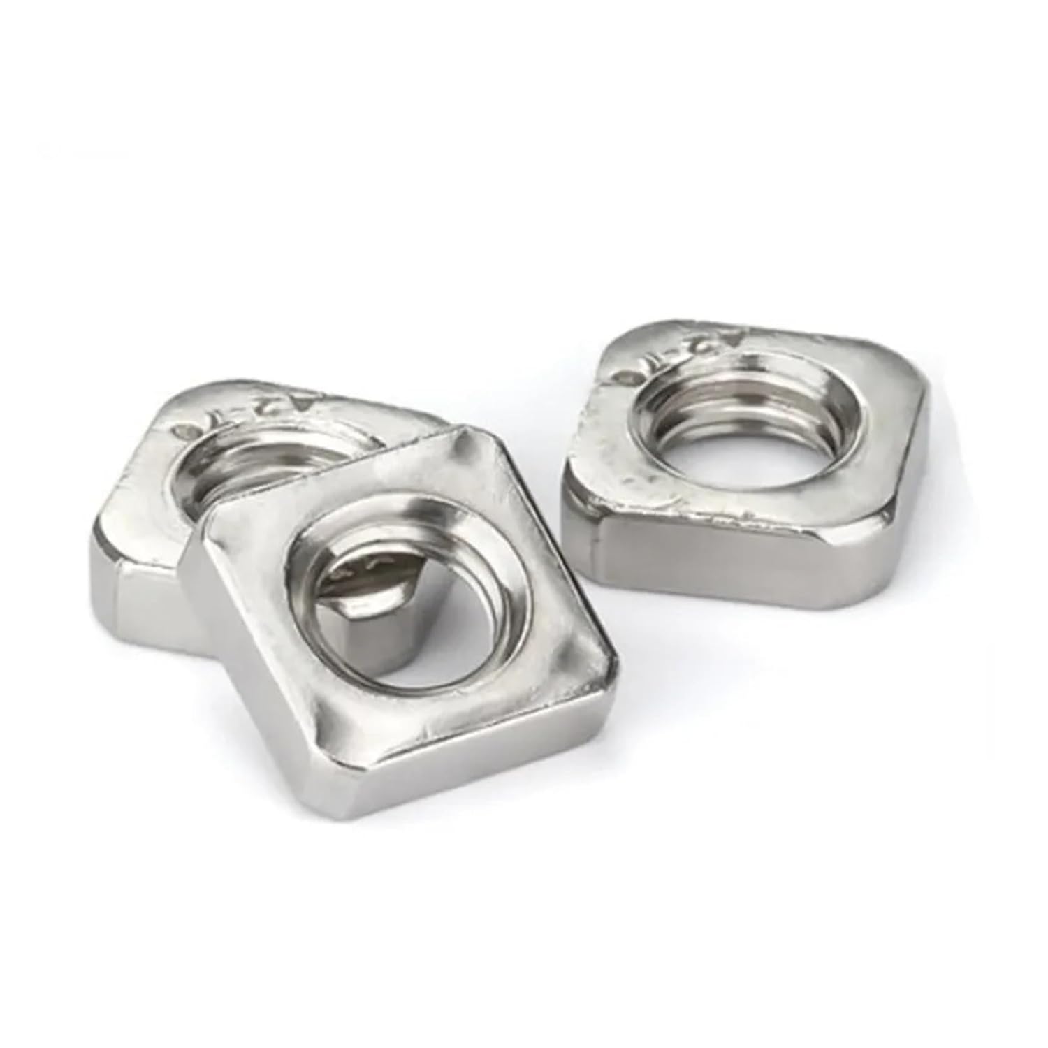 20-50pcs DIN562 Thin Nut M3 M4 M5 M6 M8 Stainless Steel Square Thin Nuts(M6 20pcs)
