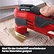 Original Einhell Hartmetall-Delta-Raspel 80mm (Langlebige Hartmetallbestreuung, Open Back Schnellwechselfunktion, Geeignet für Multitools)