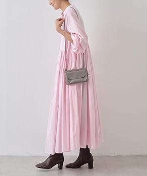 極美品❤️ビアズリー2wayリネンギャザーチュニックワンピース　ベビーピンク洗える Amazon.co.jp: [BEARDSLEY] [ビアズリー] 《ビアズリー・2サイズ