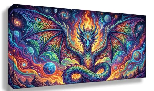 Peinture diamant dragon japonais 70x140cm pour s'occuper l'esprit et décorer sa maison