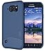 Galaxy S6 Active Case, TUDIA Full-Matte ARCH TPU Bumper Protective Case for Samsung Galaxy S6 Active (Blue)