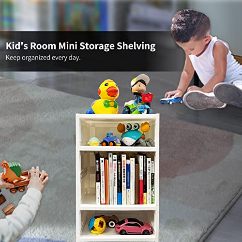 Yekoumax Bookshelf, Bookcase With Adjustable Storage Shelves, Kids Bookshelf, Stackable Diy Height Corner Bookshelf, Plastic Cube Organizer For Desk, Office, Living Room, Study, Kitchen, Bedroom #TOP5