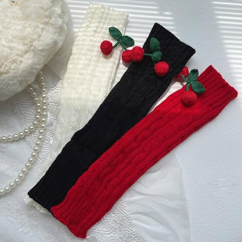 Cable Knit Leg Warmers for Little Girl Winter Autumn Leggings Decor Knee High Socks Knit Stockings Warm Leggings4