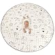Gesteppte Krabbeldecke Baby 150cm, Safari Tiere– extra dicke 1,5cm weiche Baby Krabbelmatte – Baby Spielmatte mit rutschfester Unterseite zum Krabbeln, Laufgitter – maschinenwaschbare Baby Spieldecke