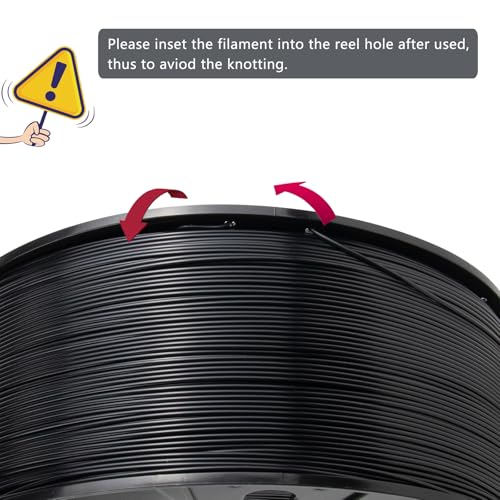 Image of iSANMATE ASA Filament 1.75mm Black 3KG, UV & Weather Resistant 3D Printer Filament Perfect for Outdoor Functional Parts, Dimensional Accuracy + /- 0.02mm, 3kg Spool