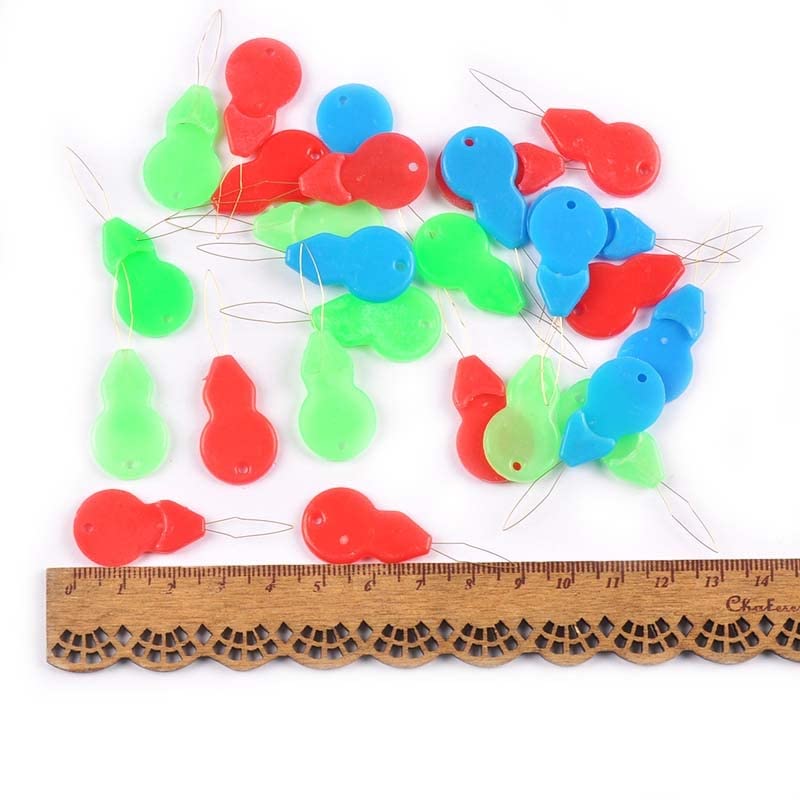20Pcs Mixed Color Plastic Needle Hreader Sewing Accessories Tools Threader Stitch Bow Wire Needle DIY Craft Knitting Supplies|Sewing Tools & Accessory| -