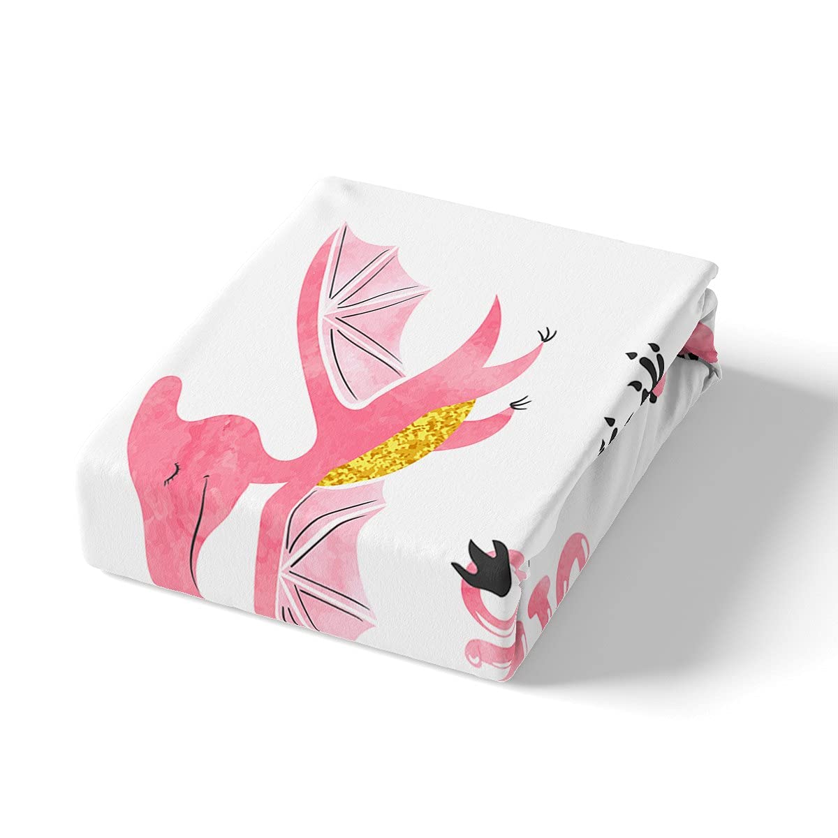 Juego de sábanas para niñas con Estampado de Dinosaurios para niños, Juego de sábanas con 2 Fundas de Almohada