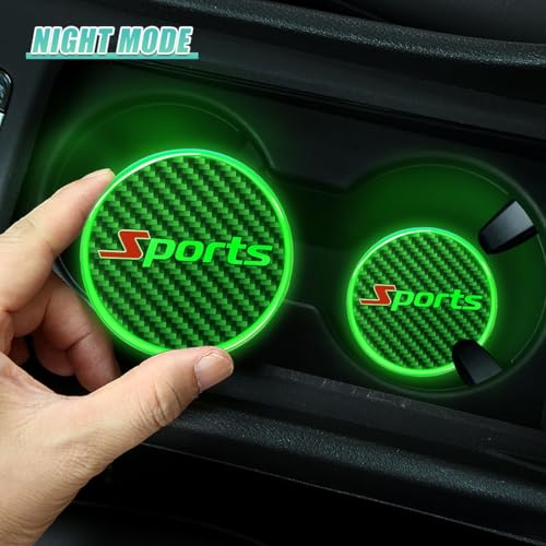 Portavasos para Auto de Fibra de Carbono, Pack 2 piezas miniatura 4