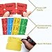 Homrelaxy 2000 Pcs 1000 Pairs Raffle Tickets, 50/50 Double Raffle Tickets, 250 Double Tickets Per Stack, for Events, Entry, Carnivals, and Door Prizes (Blue/Red/Green/Yellow)