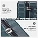 Coolife Luggage Sets, 3 Piece Hard Shell Suitcase Set with Spinner Wheels, Expandable Large Checked Luggage, Lightweight Rolling Carry On with TSA Lock Teal Blue