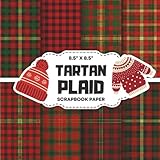  Tartan Plaid Scrapbook Paper Collection: Decorative Double-Sided Plaid Craft Papers for Junk Journals, Wrapping, Card Making & Mixed Media Projects