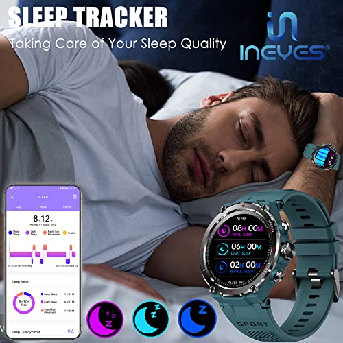 Smartwatch Uomo Orologio Fitness Tracker con