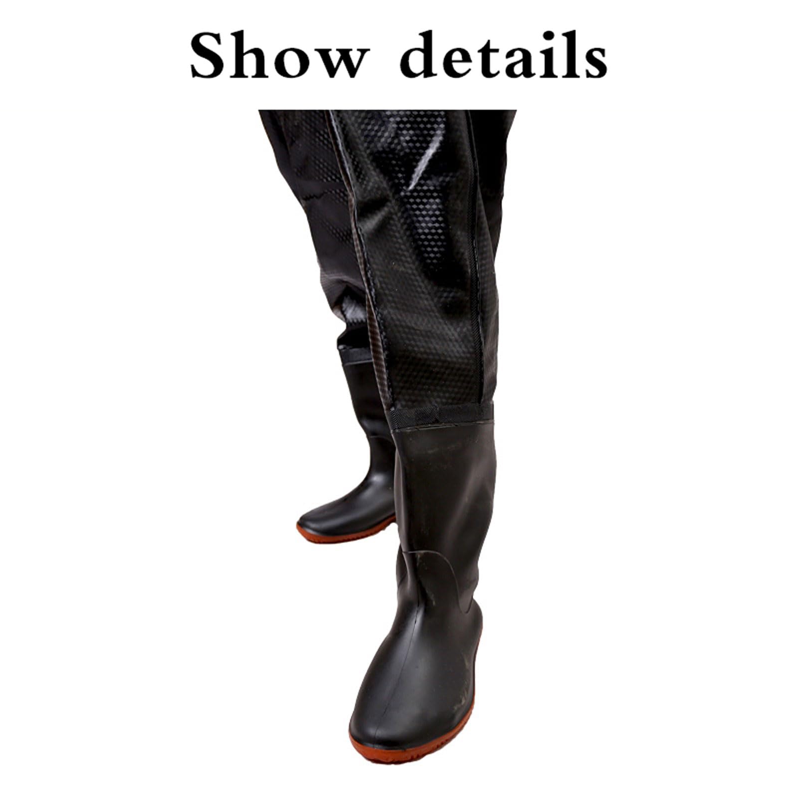 Uomo Donna,Corpo Intero Trampolieri con Cappello,Pantaloni da Pesca,Waders con Stivali,Scafandro,Unisex,Impermeabile,Traspirante,per Sport all'Aria Aperta,Caccia,Giardinaggio,Pescatore