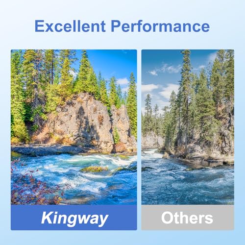 Image of KINGWAY 67XL Ink Cartridge Combo Pack Replacement for HP 67 Printer 2 PK