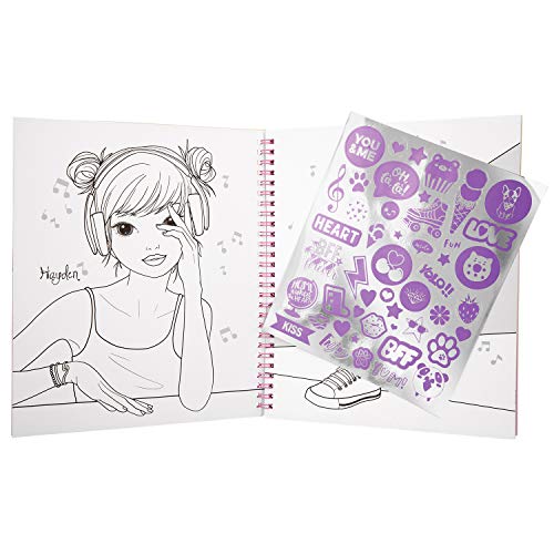 Depesche 10904 TOPModel - Handlettering Briefbox, mit Briefbögen, Briefumschlägen, Stickern, Postkarten und vielem Mehr… – Bild 8