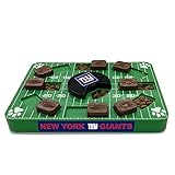 Pets First NFL New York Giants Puzzle Toy - Interactive Dog Treat Puzzle