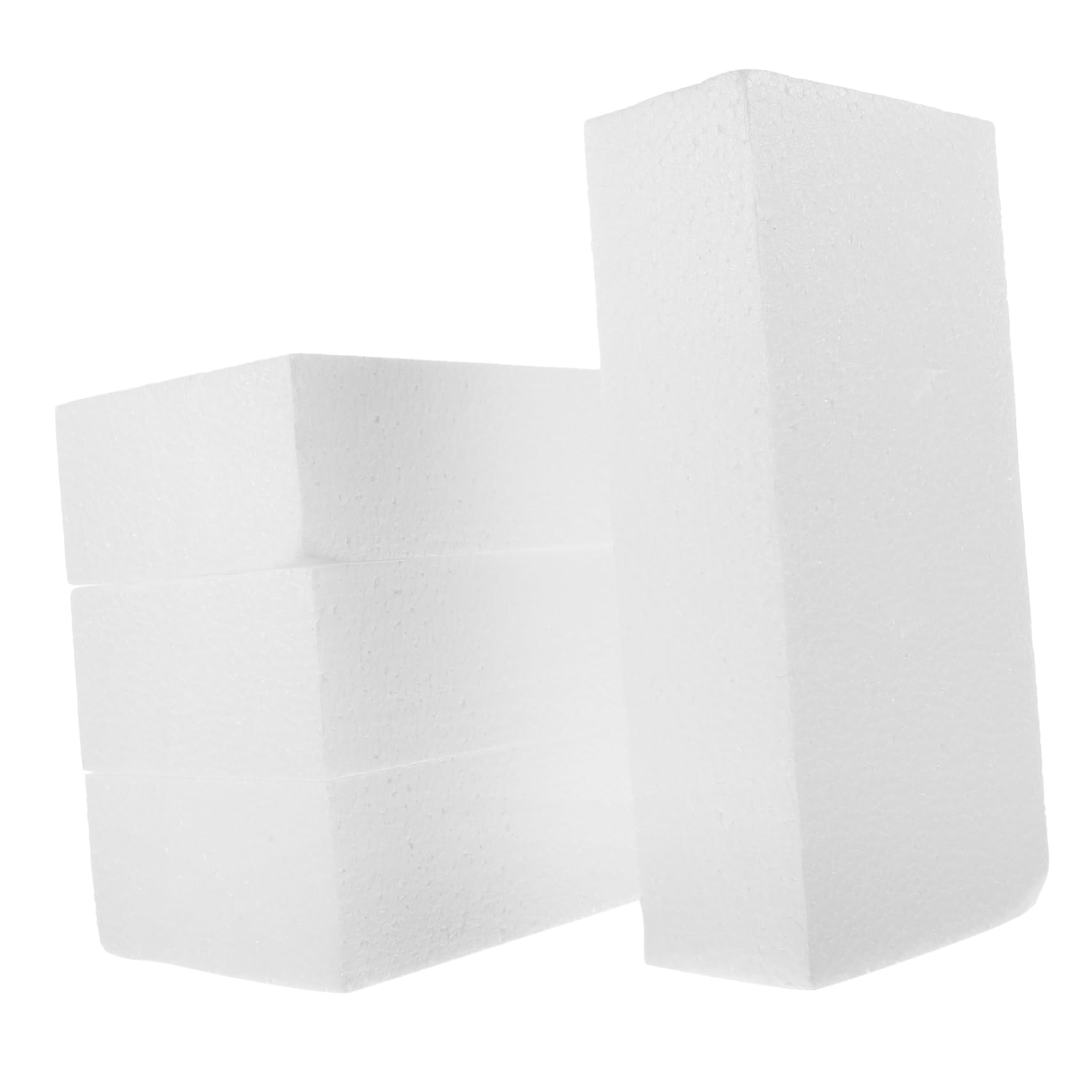 4 Pcs Rectangular Foam Blocks, Rectangles, Carved Foam Sheets, Polystyrene Craft Bricks, Polystyrene Cubes, Craft Blocks, Foam Board Sheets