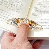 Partagez le plaisir de lire : le support de page en résine deviendra une décoration exquise de livre, transparente et mignonne, de sorte que vous pouvez le partager avec vos amis pour augmenter le plaisir de la lecture. Lorsque vous voulez faire une pause dans la lecture, il peut aider à garder une trace de l'endroit où vous avez lu
