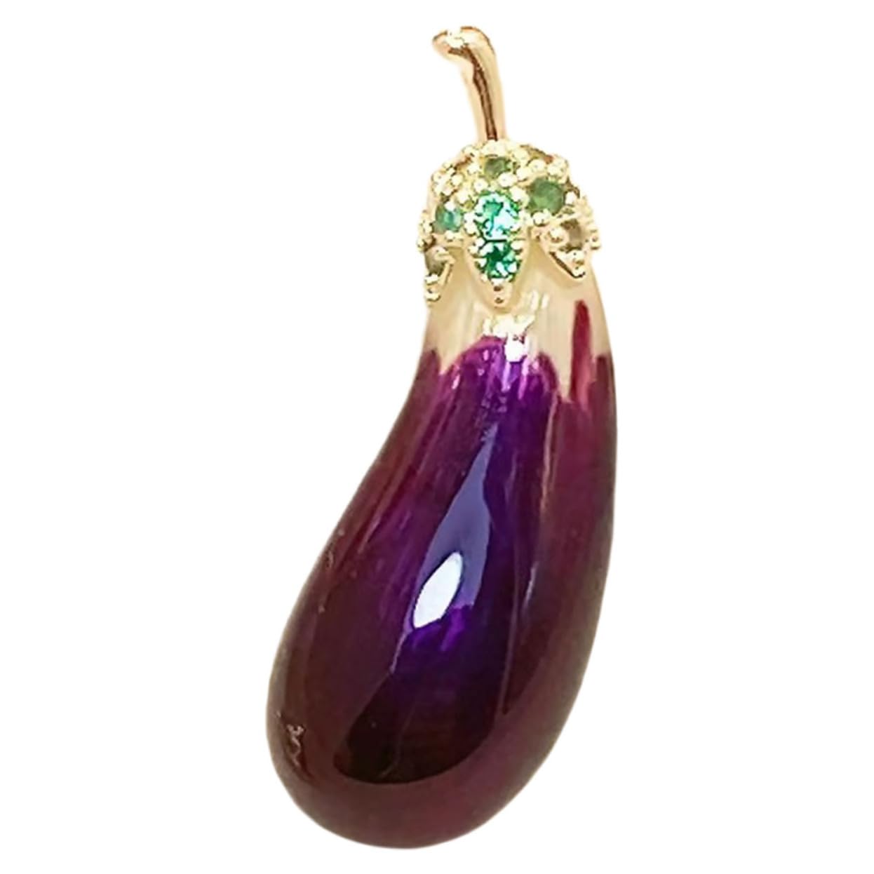CALLARON spilla di melanzane spilli a testa per la creazione di gioielli anello sciarpa spilla per uomo spilla per abbigliamento distintivo per le donne accessori donna rame Violet