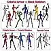 QAONIE 3D Printed 5.54-inch Multi-Jointed Action Figures Dummy13, Full Body Mechanical Movable Toy, Multiple Accessories, Hand Painted Figure, Desk Decoration, Creative Gifts (Transparent)