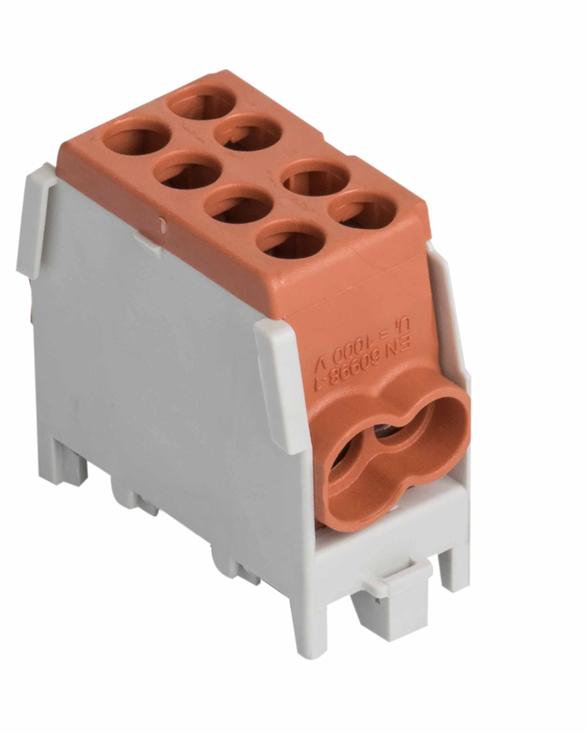 Pollmann Junction Terminal HLAK 25 1/2/M2 Brown Main Cable Clamp