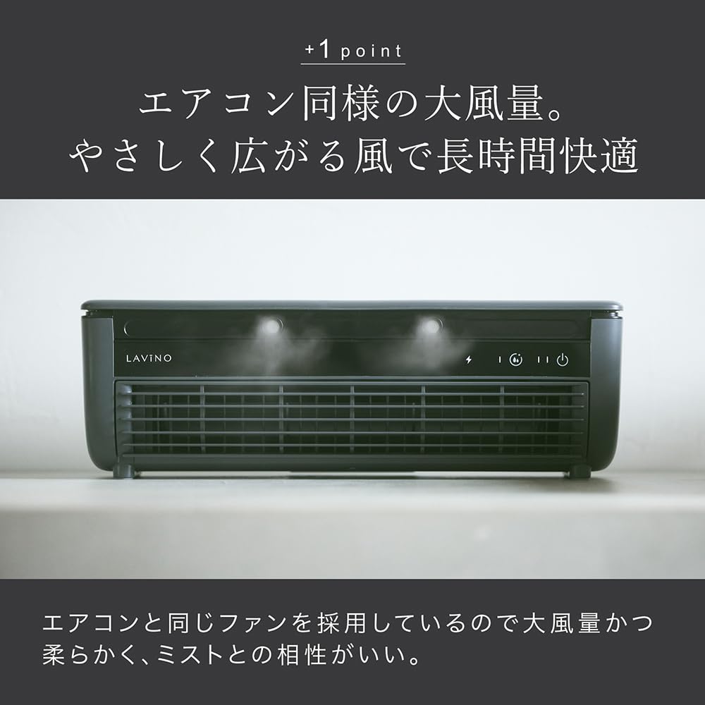 Amazon.co.jp: LAVINO Cool Air Mist Air Conditioner, Compact Fan