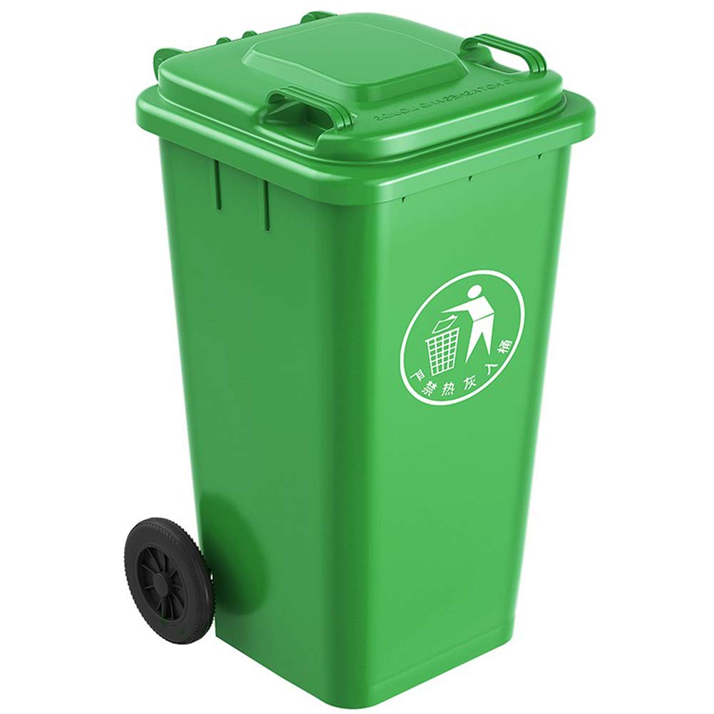 Buy ZLFLD 100L/120L/240L Wheelie Bin Thick Plastic Waste Recycling Bin
