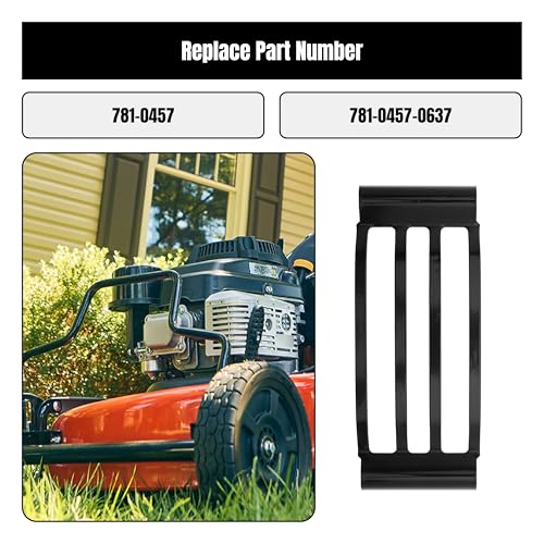NuFlySic Shredder Screen for MTD for Craftsman Compatible with 781-0457-0637 781-0457 for Chipper, Yard Machine Shredder, 2 PCS