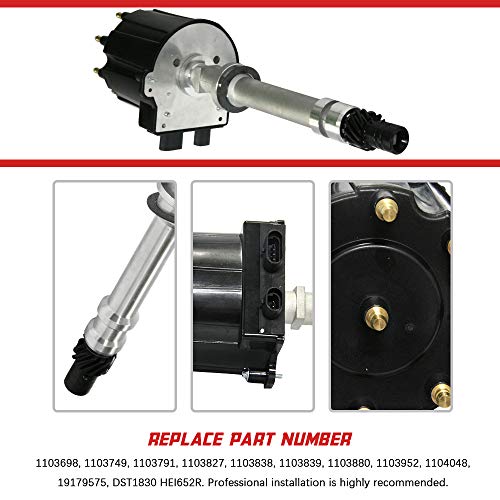 Igniton Distributor For Chevy Gmc Truck Small Block Big Block 1500 2500 3500 5.0 305 5.7 350 427 Tbi Efi Lg4 Lb9 Wiht Black Cap Distributor #TOP2